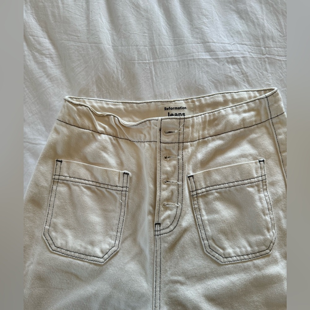 REFORMATION WIDE LEG JEANS!